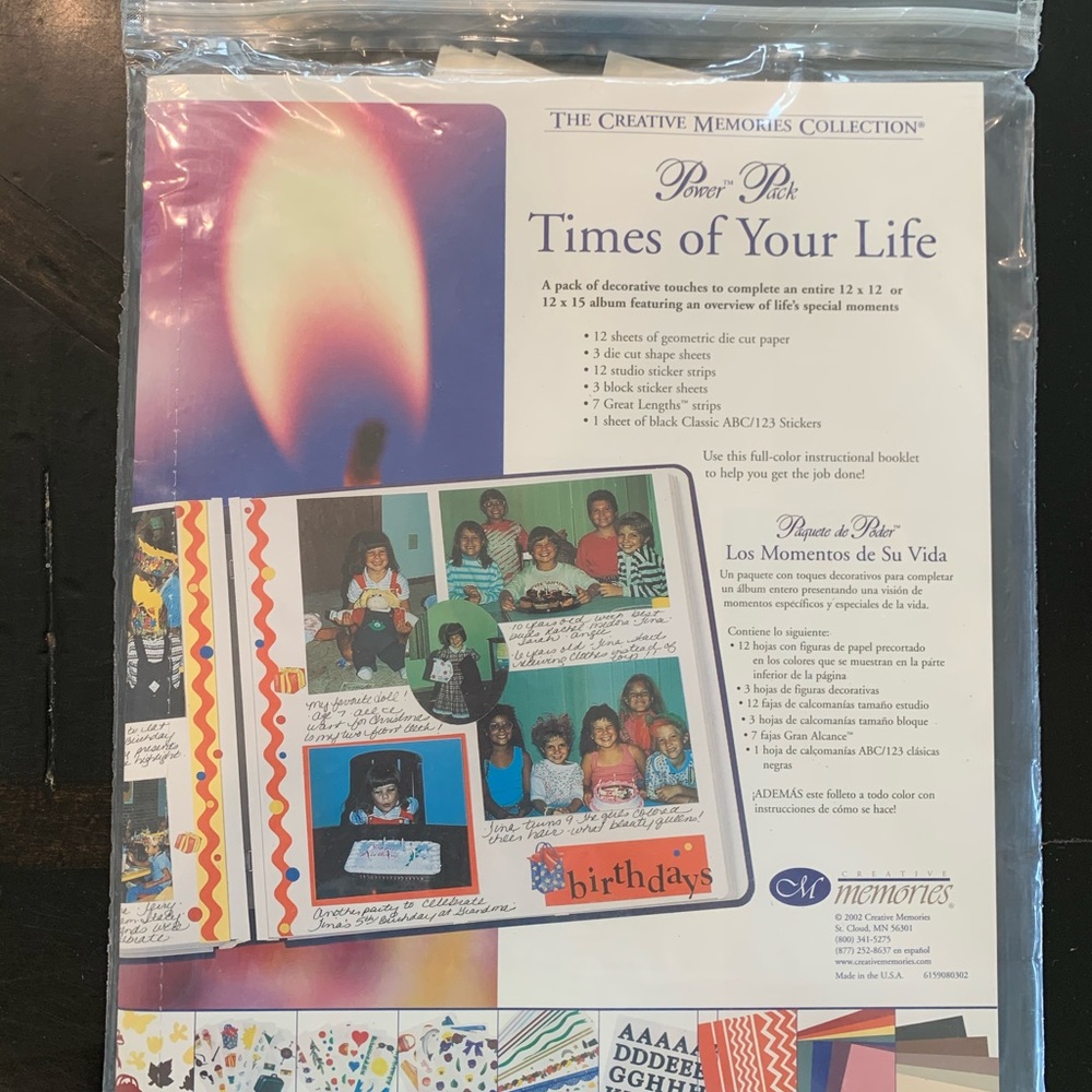 “Times of your life” Power Pack by Creative Mem.